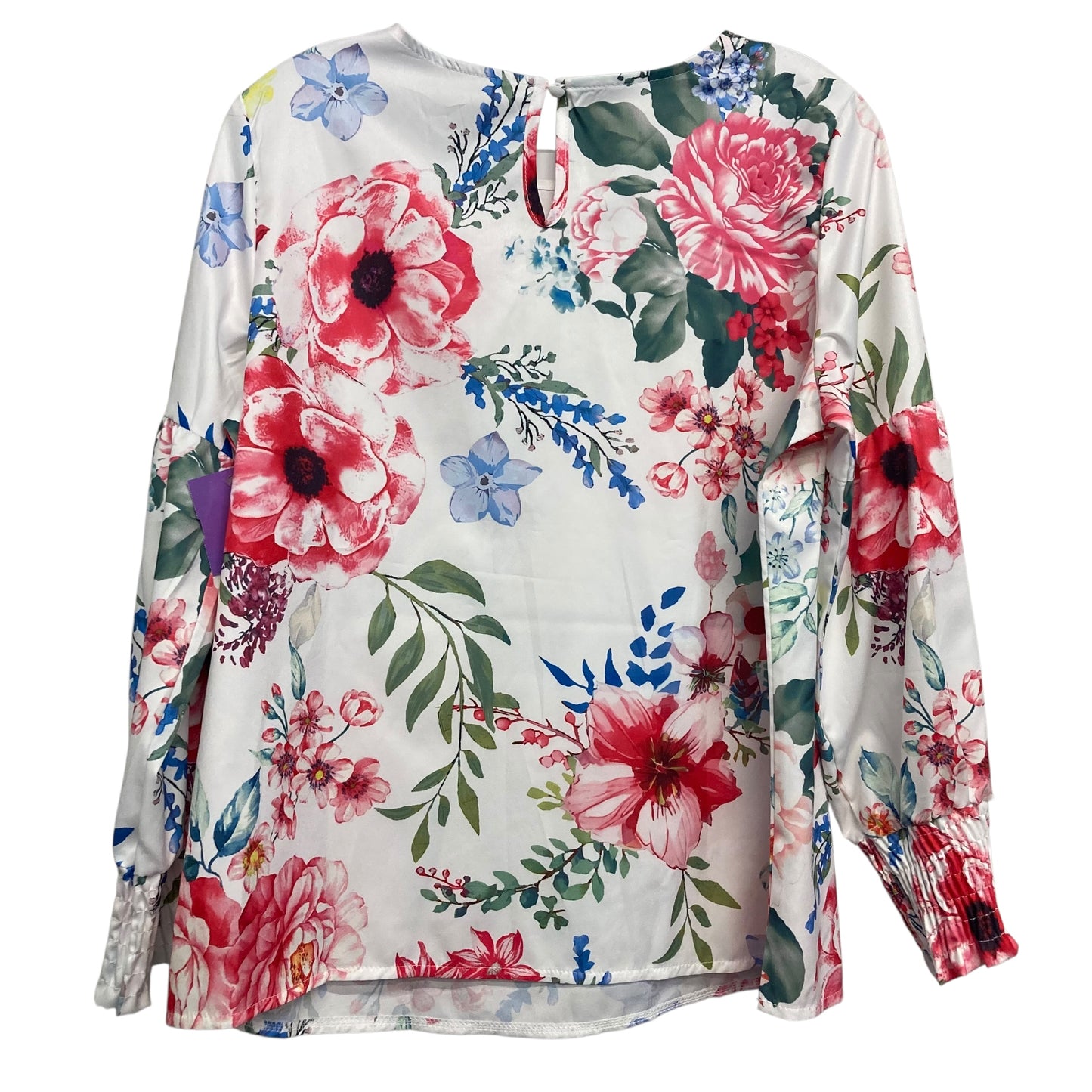 Top LS In Floral Print, Size:L