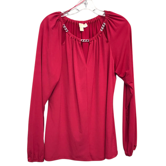 Top Ls By Michael By Michael Kors In Pink, Size:L