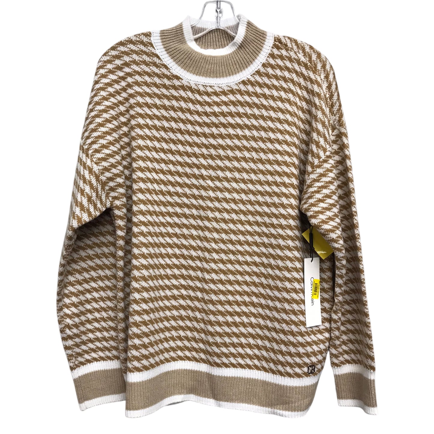 Sweater By Calvin Klein In Brown, Size:L