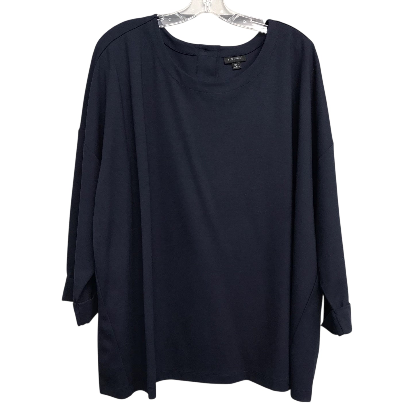 Top Ls By J. Jill In Navy, Size:3X