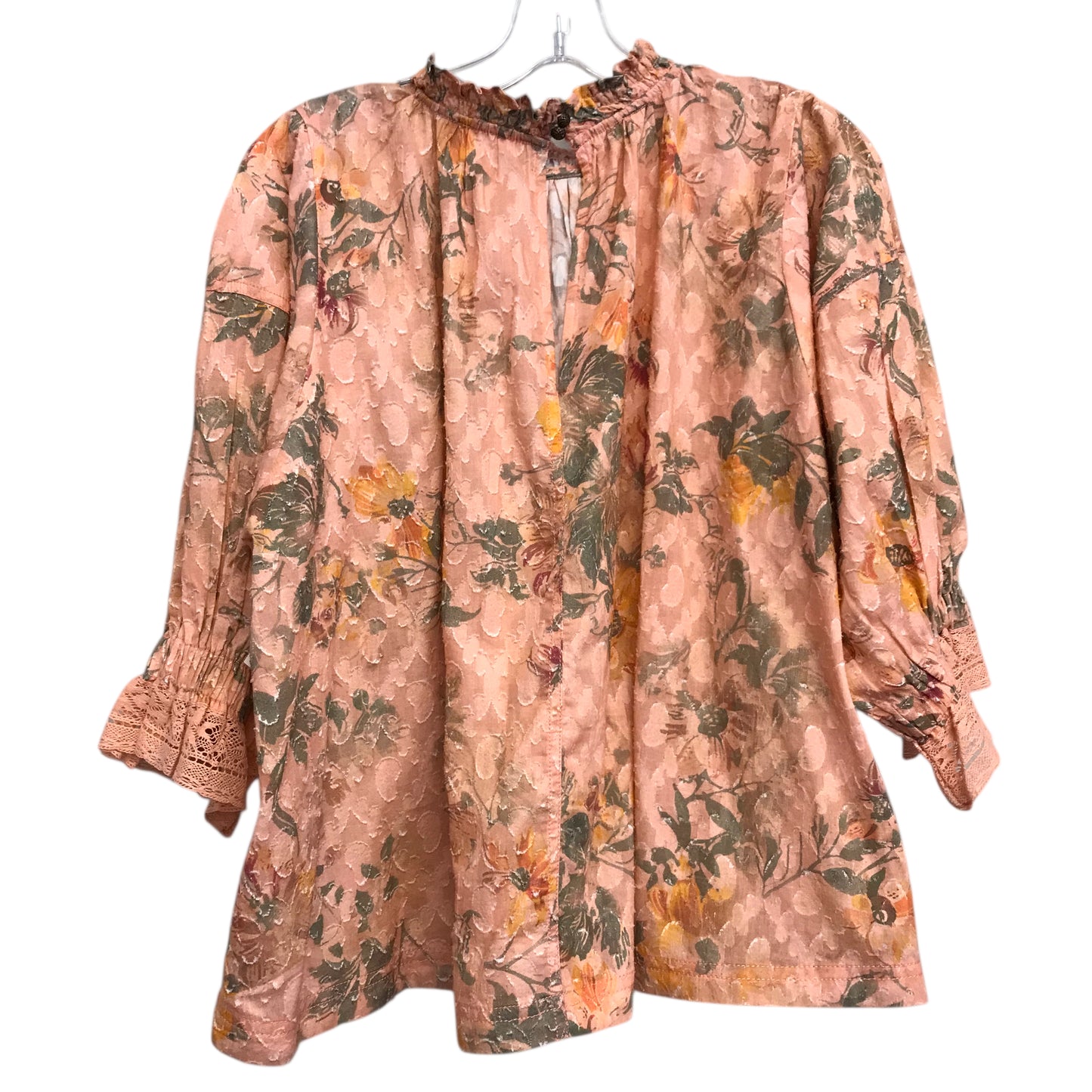 Top Ls By Pilcro In Floral Print, Size:L