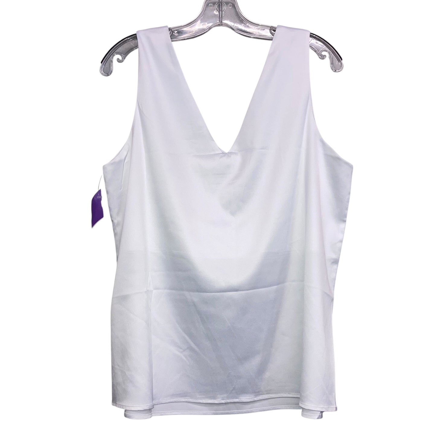 Top Sleeveless By Mawor In White, Size:L