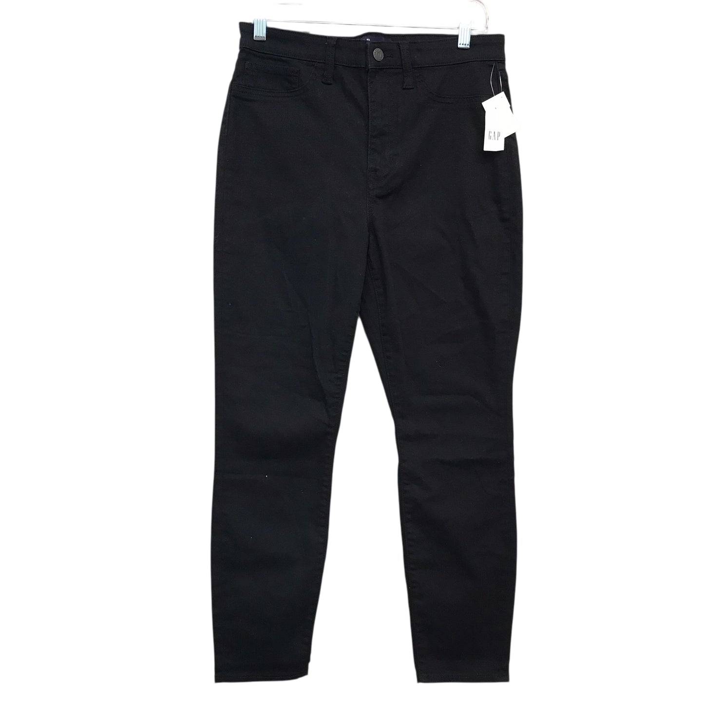 Jeans Jeggings By Gap In Black Denim, Size:8