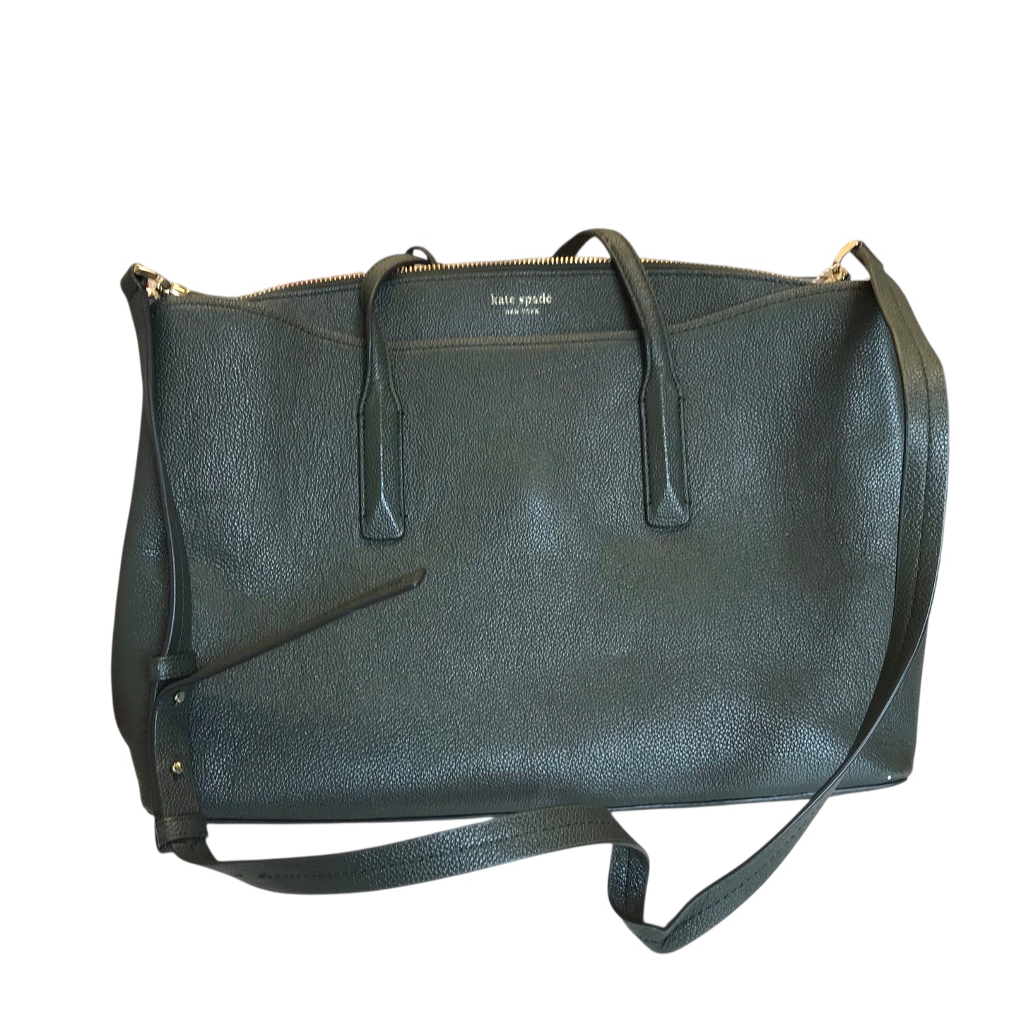 Tote Designer By Kate Spade In Green, Size:Large