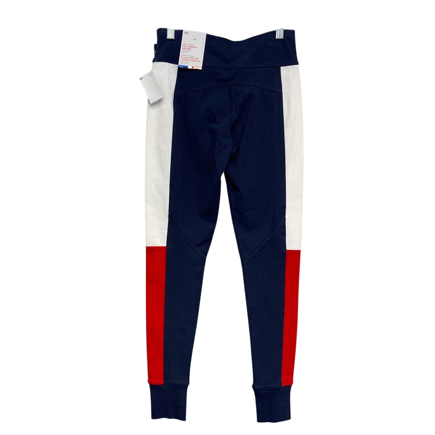 Athletic Leggings By Tommy Hilfiger In Blue Red & White, Size:Xs