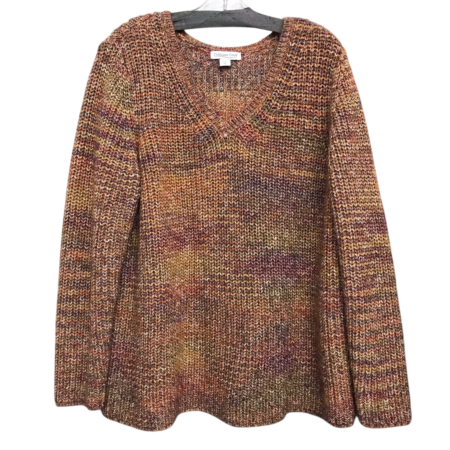 Sweater By Coldwater Creek In Orange, Size:1X