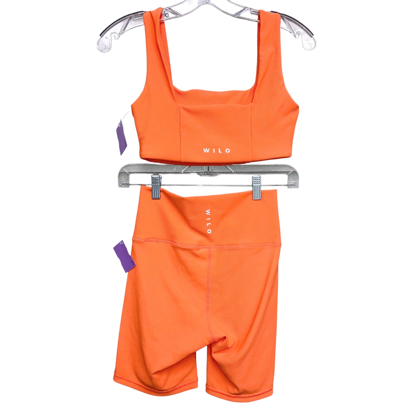 Athletic Shorts 2Pc By Wilo In Orange, Size:Xs