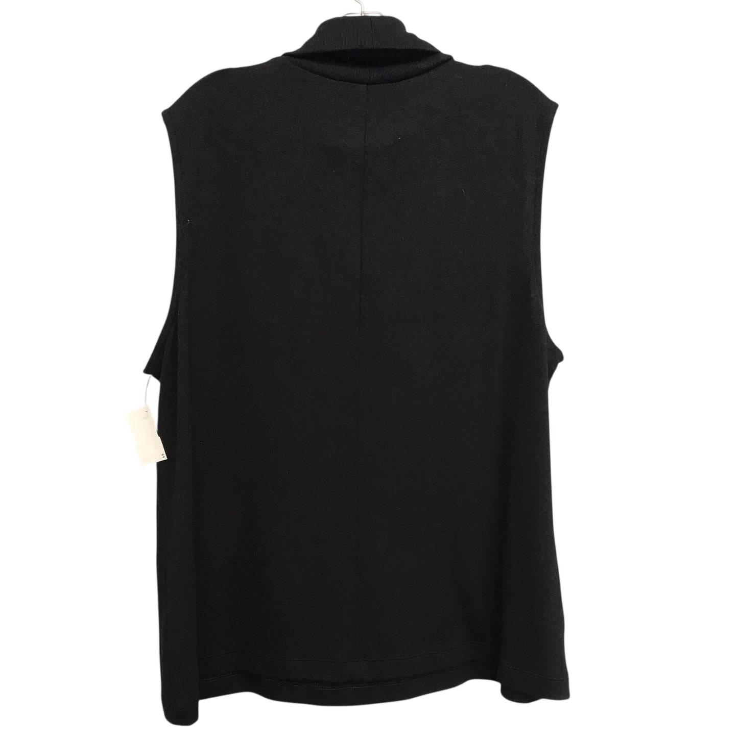 Top Sleeveless By Banana Republic In Black, Size:1X