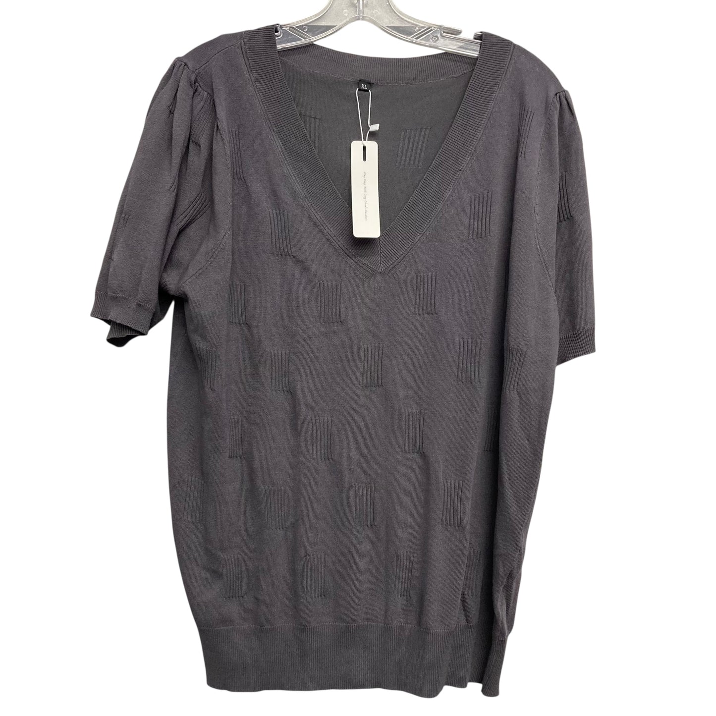 Sweater Ss By Arach & Cloz In Grey, Size:Xl