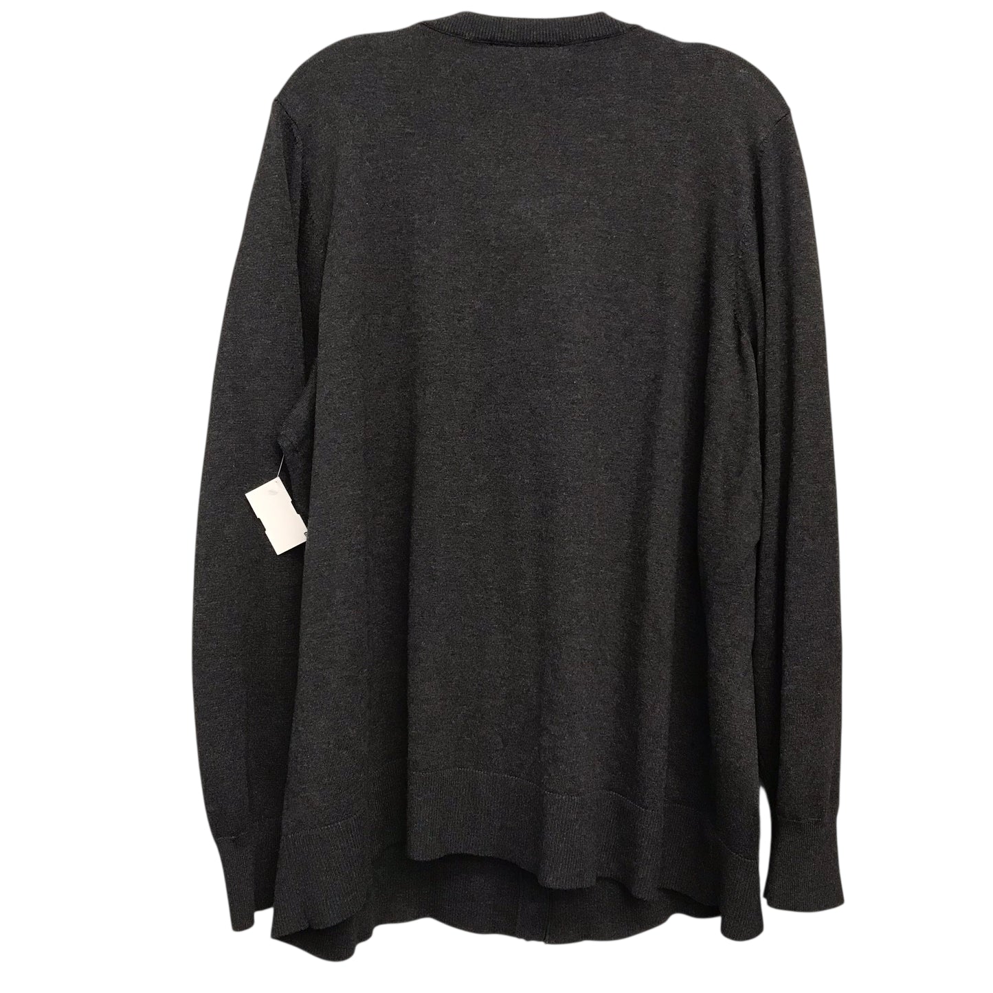 Sweater Cardigan By Lane Bryant In Grey, Size:3X