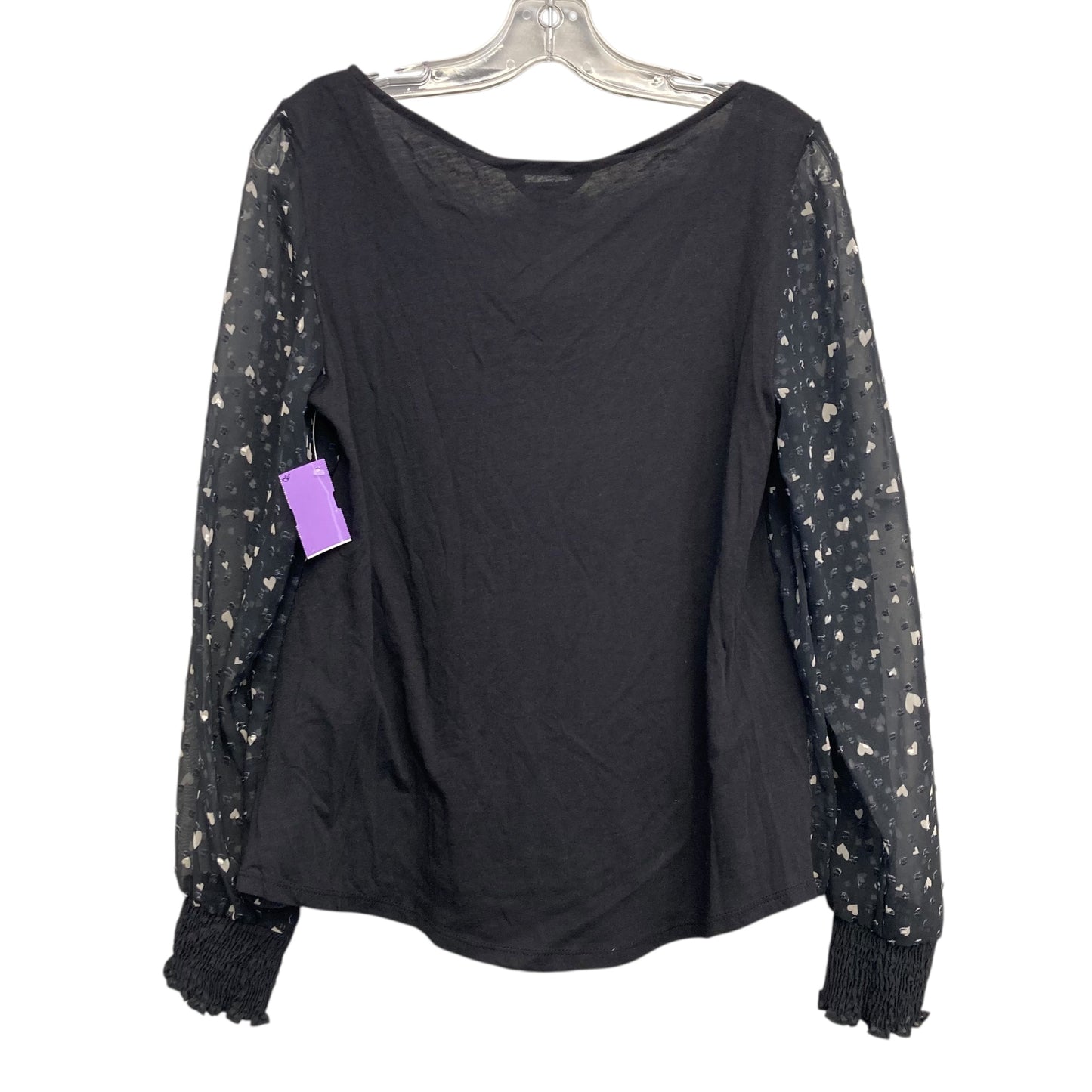 Top Ls By Lc Lauren Conrad In Black & Grey, Size:S