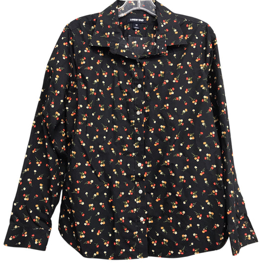Top Ls By Lands End In Floral Print, Size:M