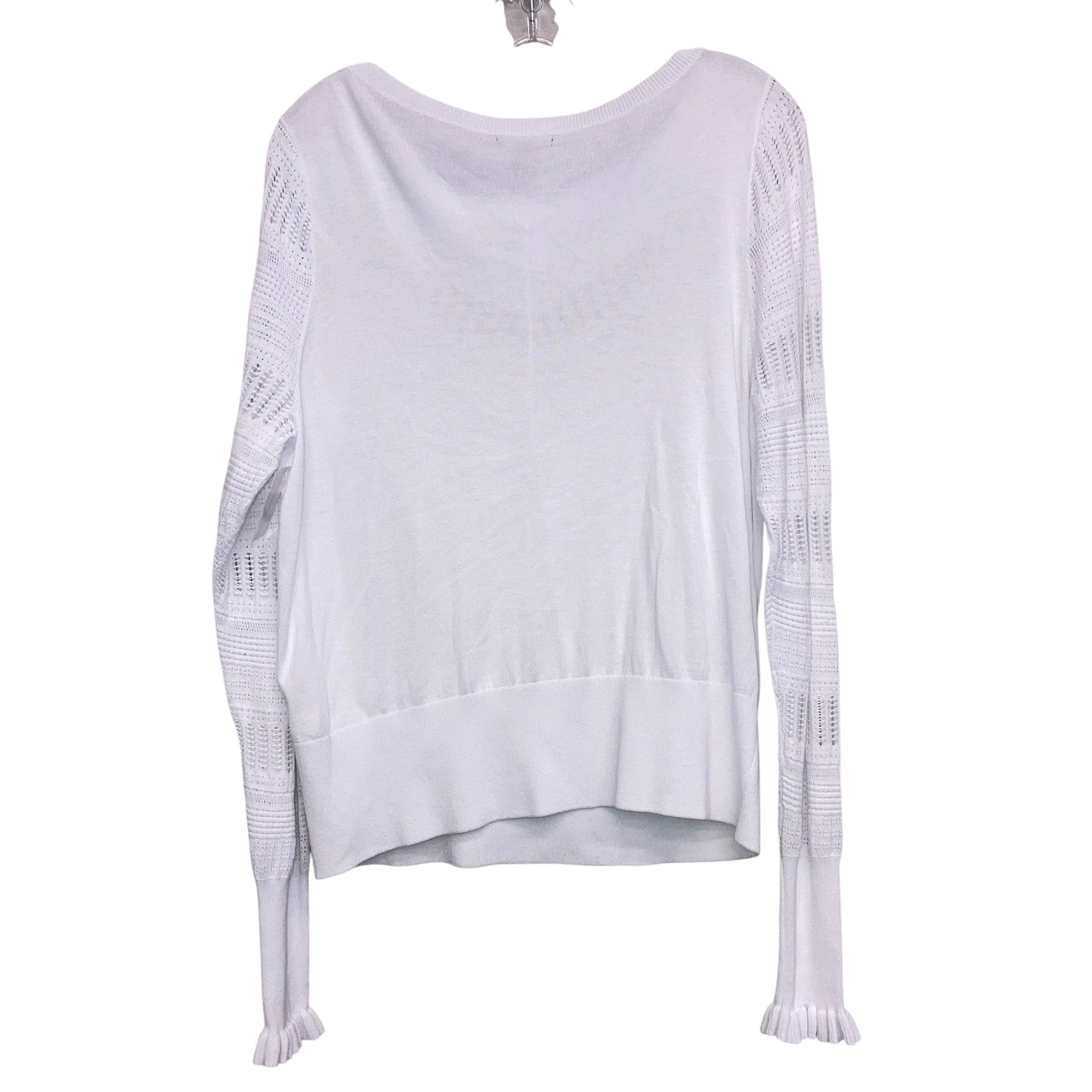 Sweater By Halogen In White, Size:L