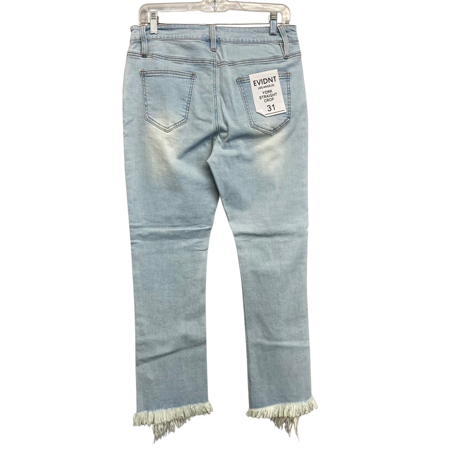Jeans Boot Cut By Evidnt Los Angeles In Blue Denim, Size:12