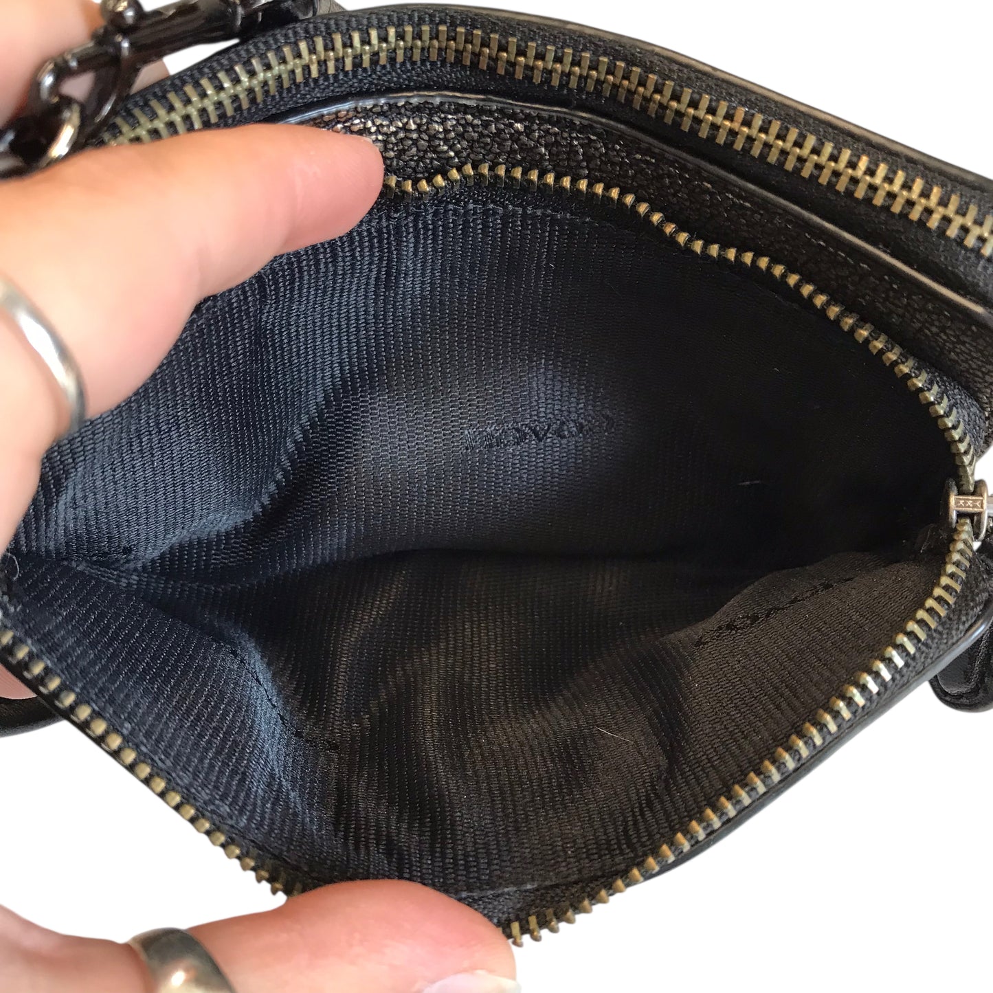 Wristlet Designer By Coach In Gold, Size:Small