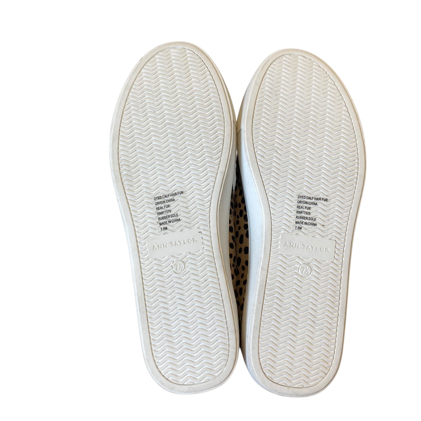 Shoes Sneakers By Ann Taylor In Animal Print, Size:7.5