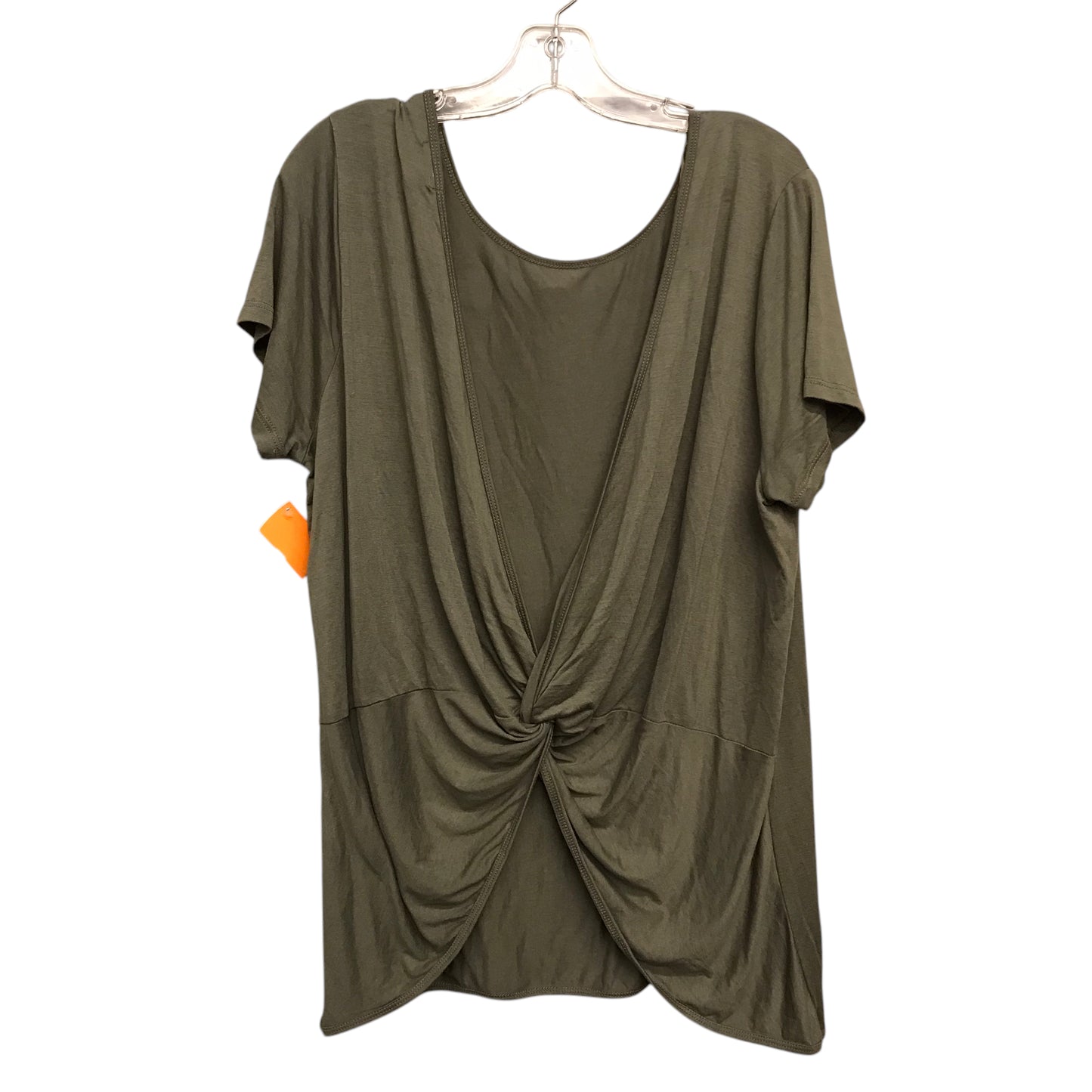 Top Ss Basic By Rue 21 In Green, Size:2X