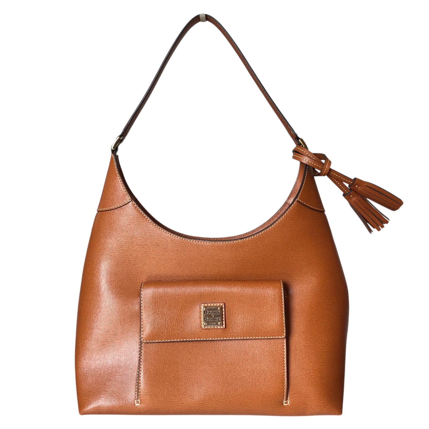 Handbag Designer By Dooney And Bourke In Brown, Size:Large