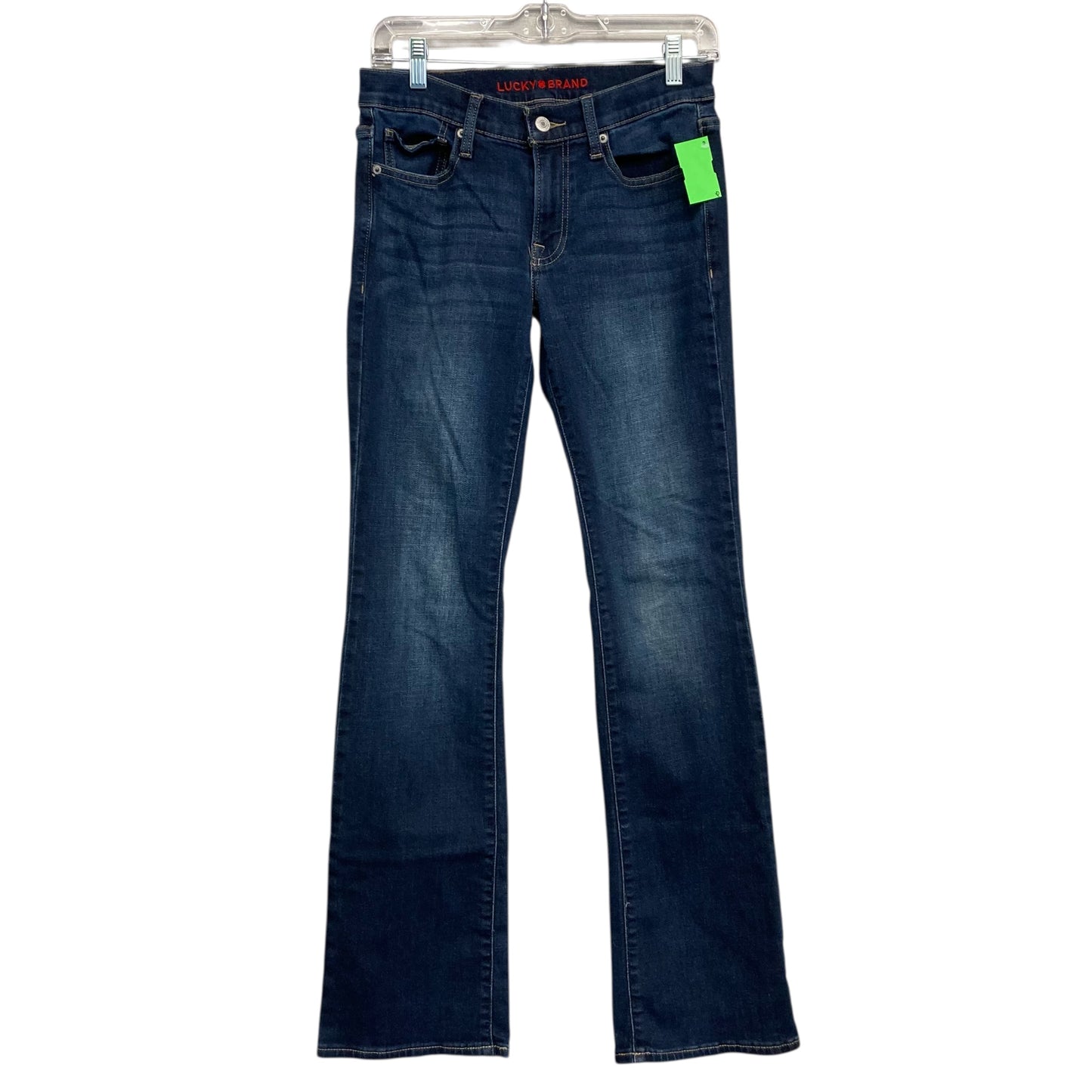 Jeans Flared By Lucky Brand In Blue Denim, Size:4