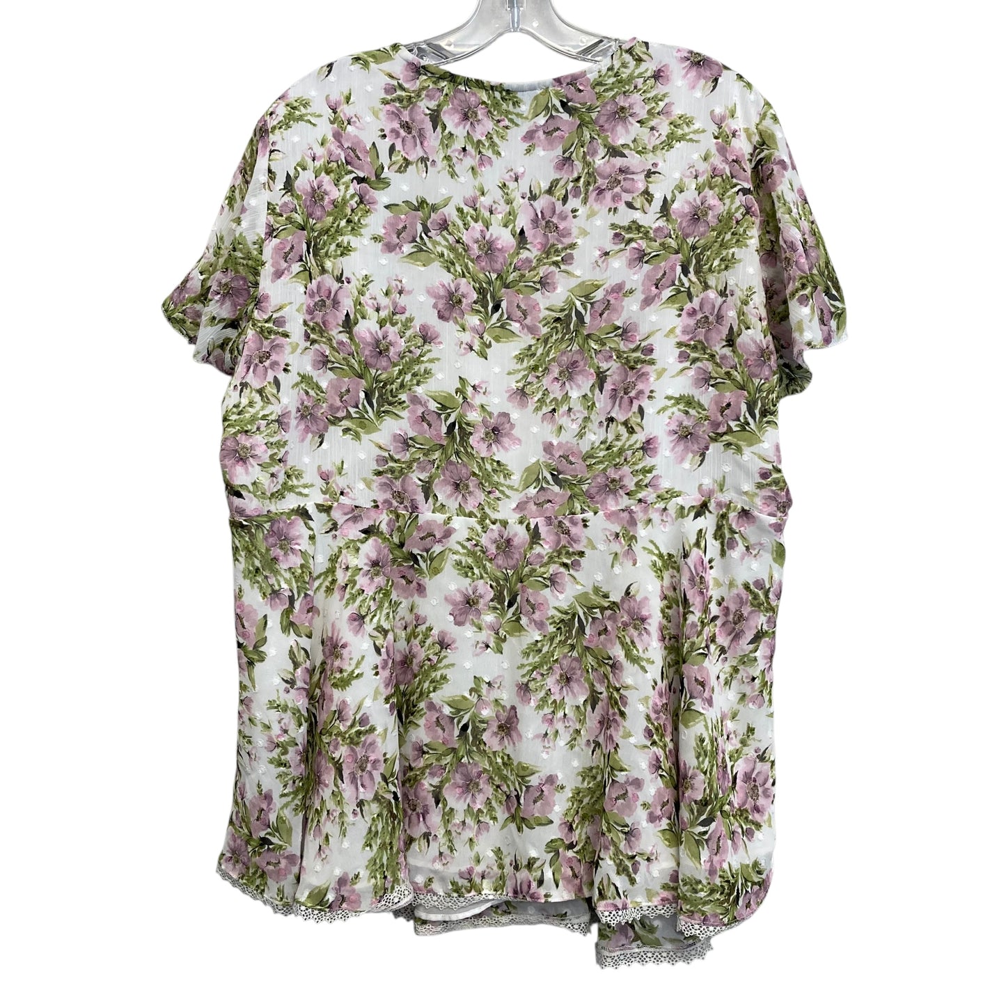Top Ss By Torrid In Purple & White, Size:2X
