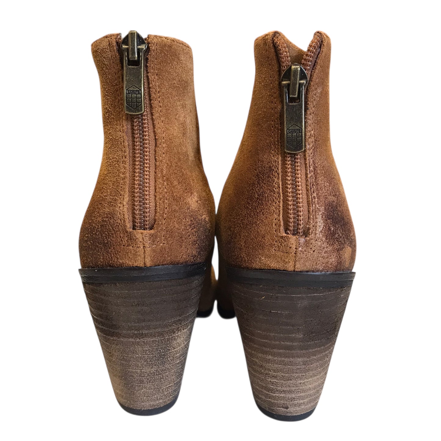 Boots Ankle Heels By Vince Camuto In Brown, Size:7.5