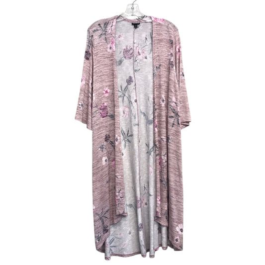 Sweater Cardigan By Torrid In Purple, Size:1X