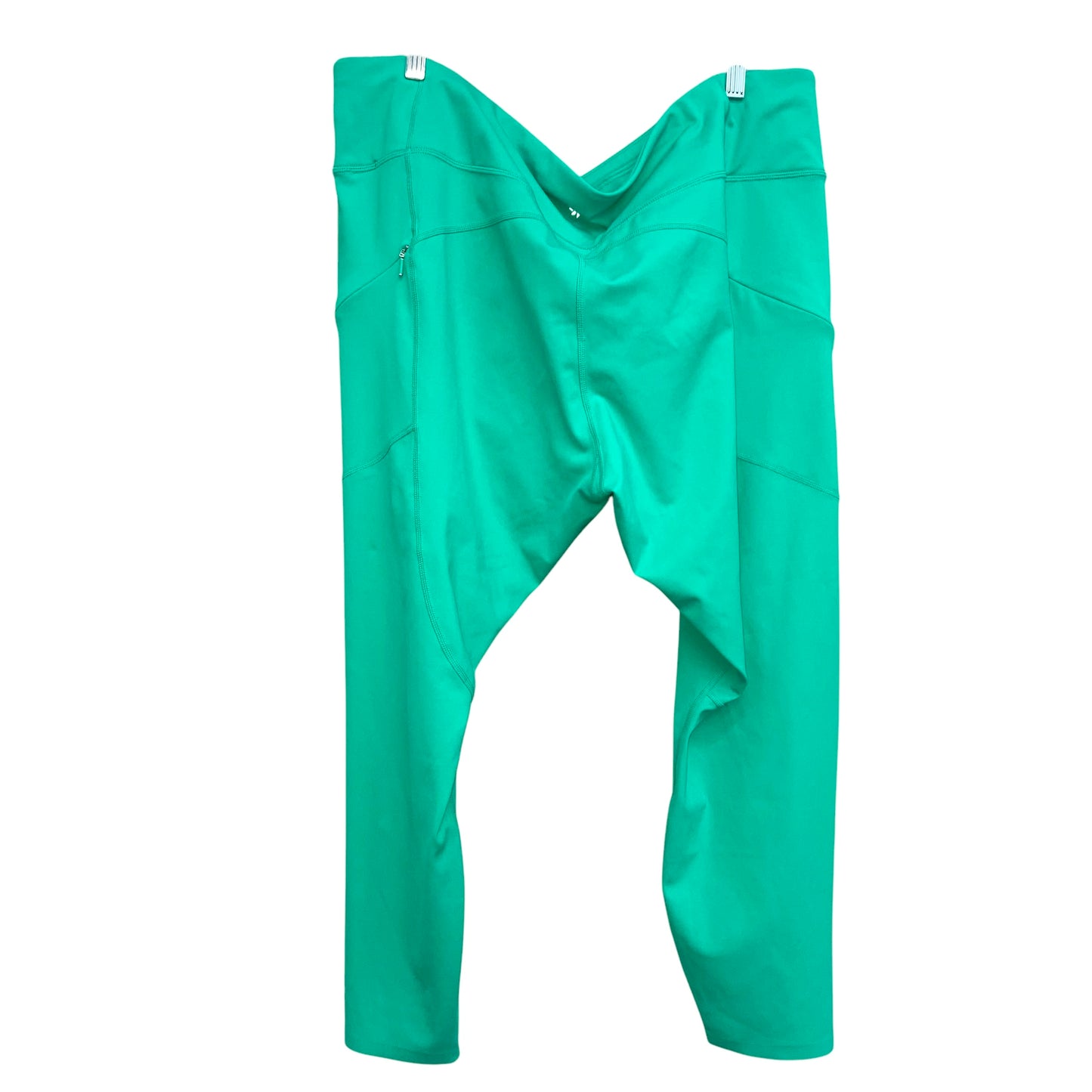 Athletic Leggings By Athleta In Green, Size:2X