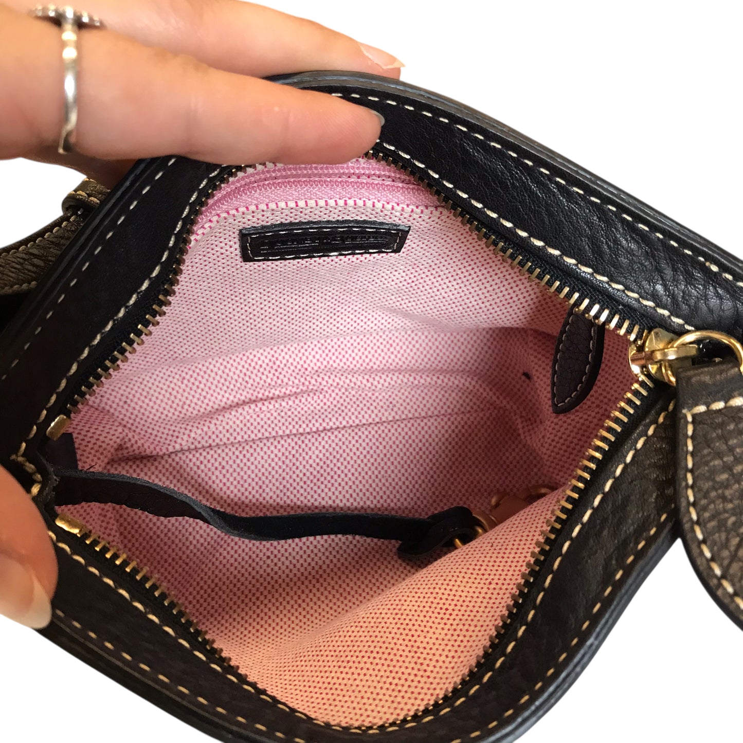 Crossbody Designer By Dooney And Bourke In Black, Size:Small