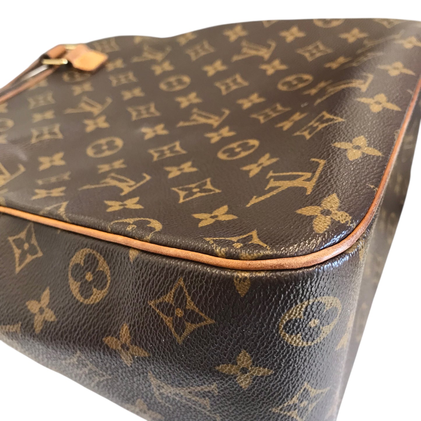 Handbag Luxury Designer By Louis Vuitton In Brown, Size:Medium