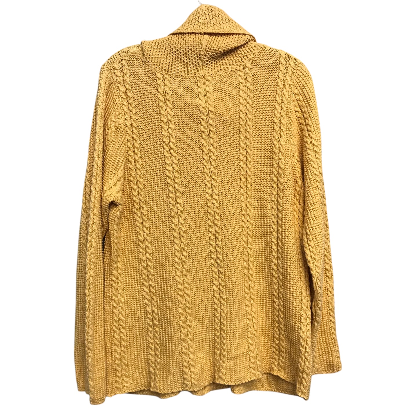 Sweater By Jeanne Pierre In Yellow, Size:Xl