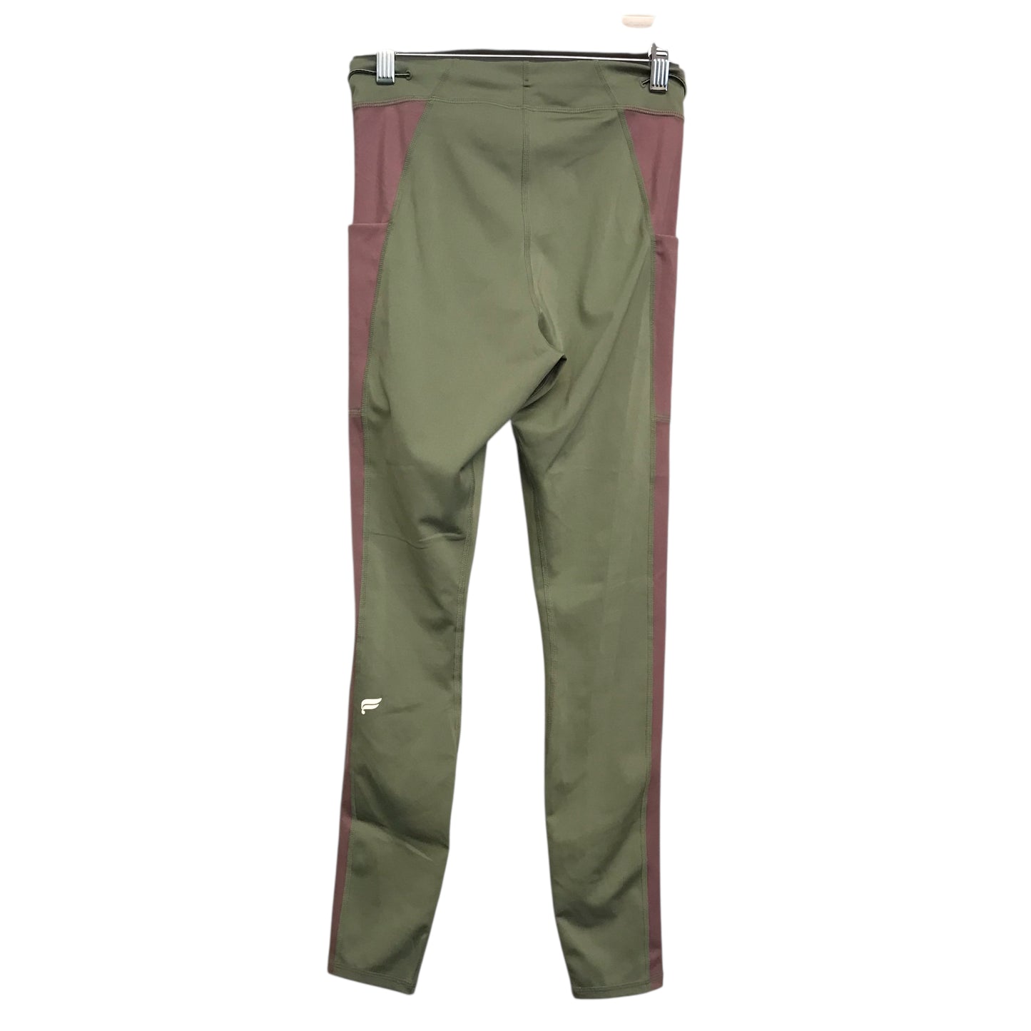 Athletic Leggings By Fabletics In Green & Purple, Size:S