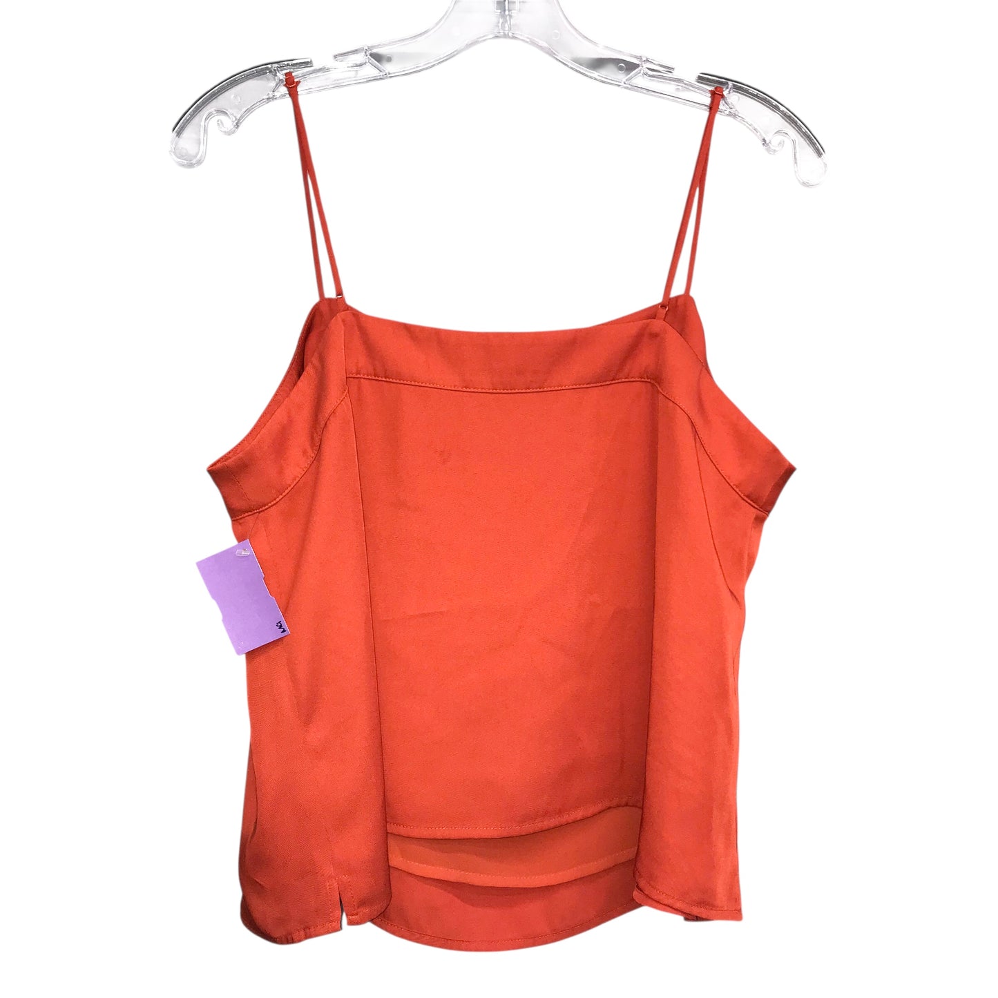 Top Sleeveless By Express In Orange, Size:L