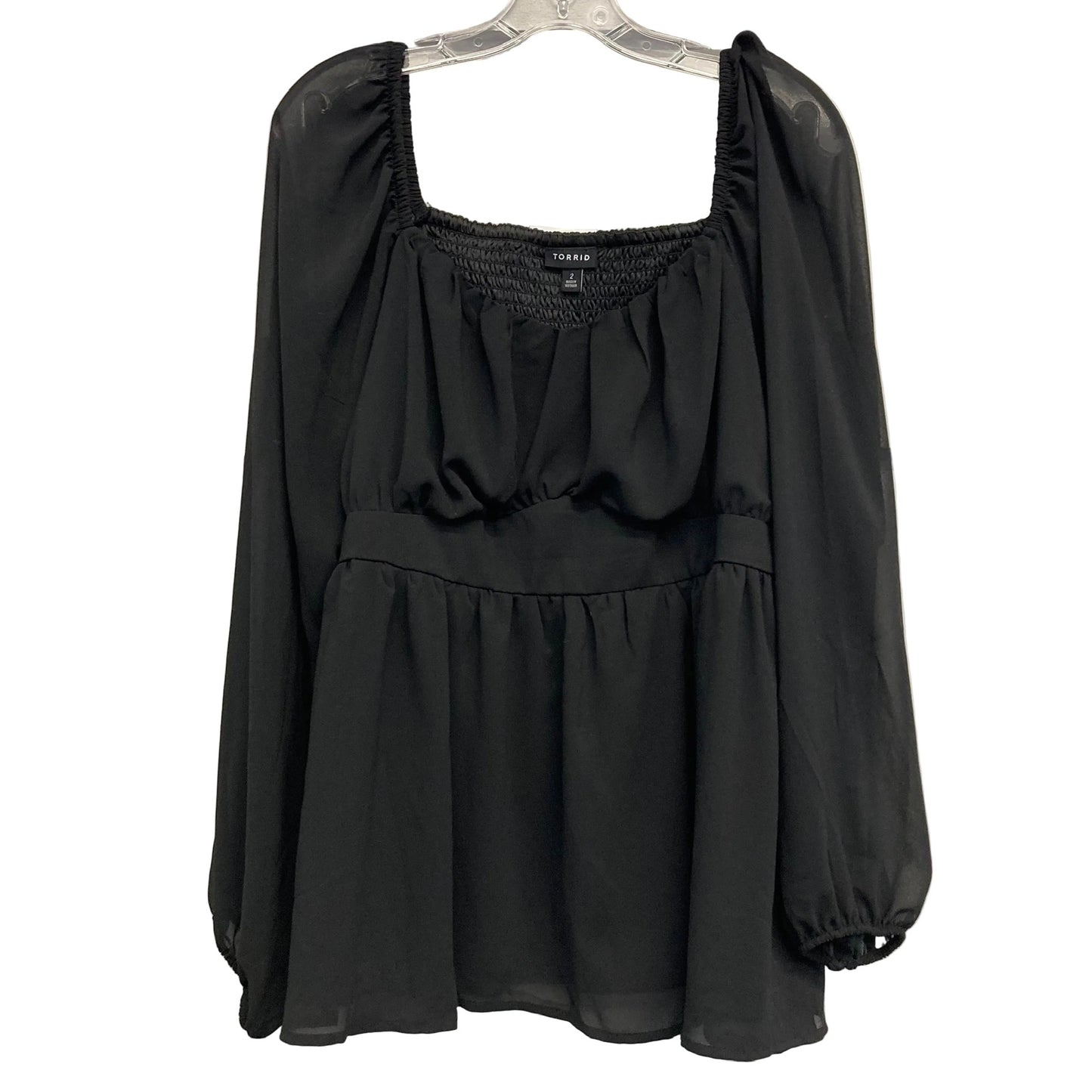 Top Ls By Torrid In Black, Size:2X