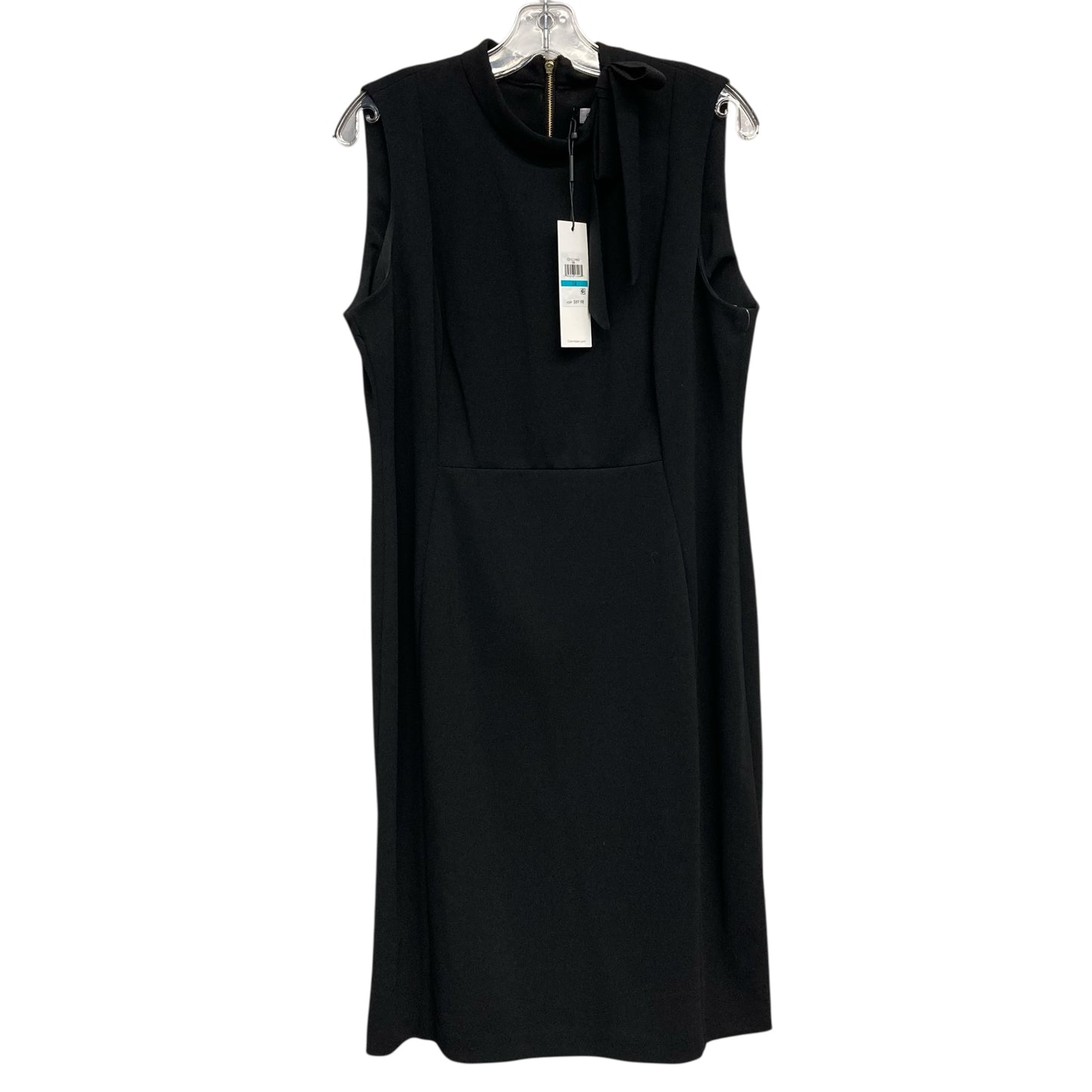 Dress Work By Calvin Klein In Black, Size:Xl