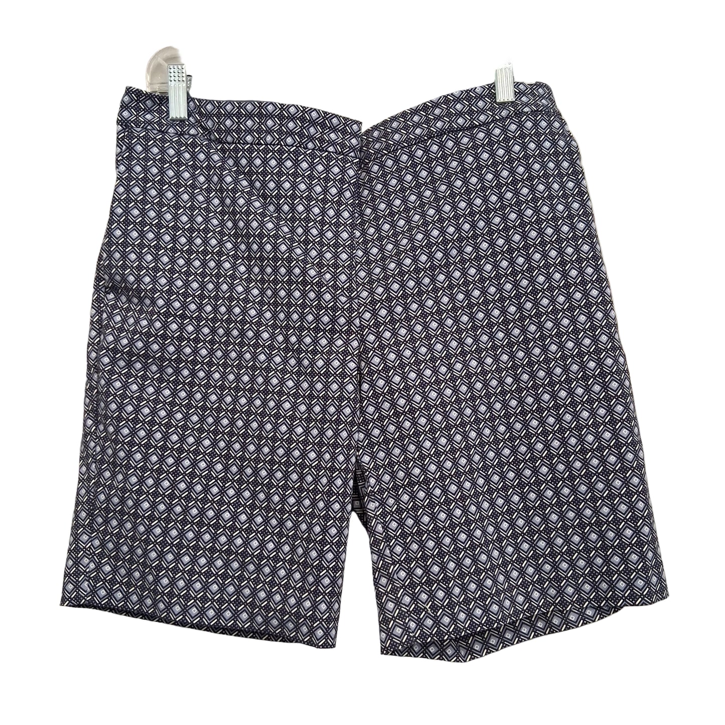 Shorts By Mario Serrani In Blue & White, Size:12