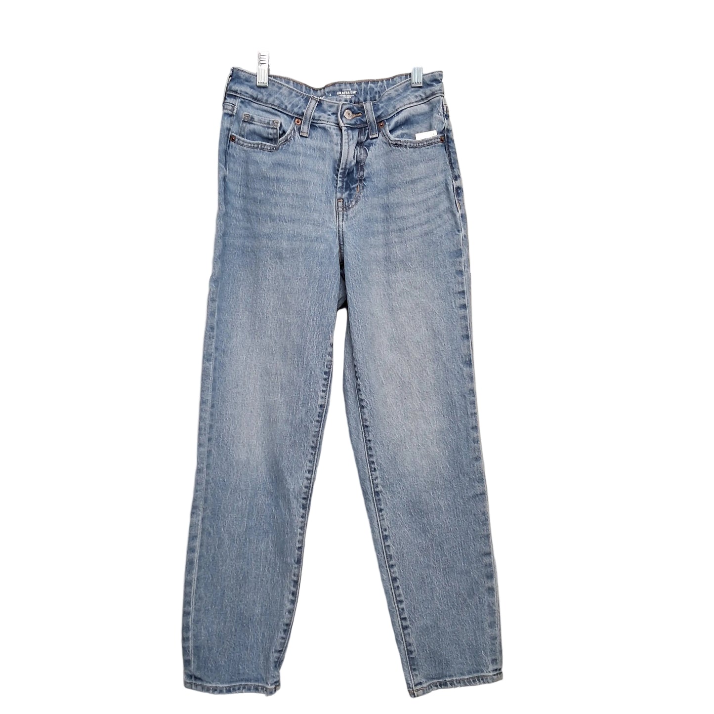Jeans Straight By Old Navy In Blue Denim, Size:0
