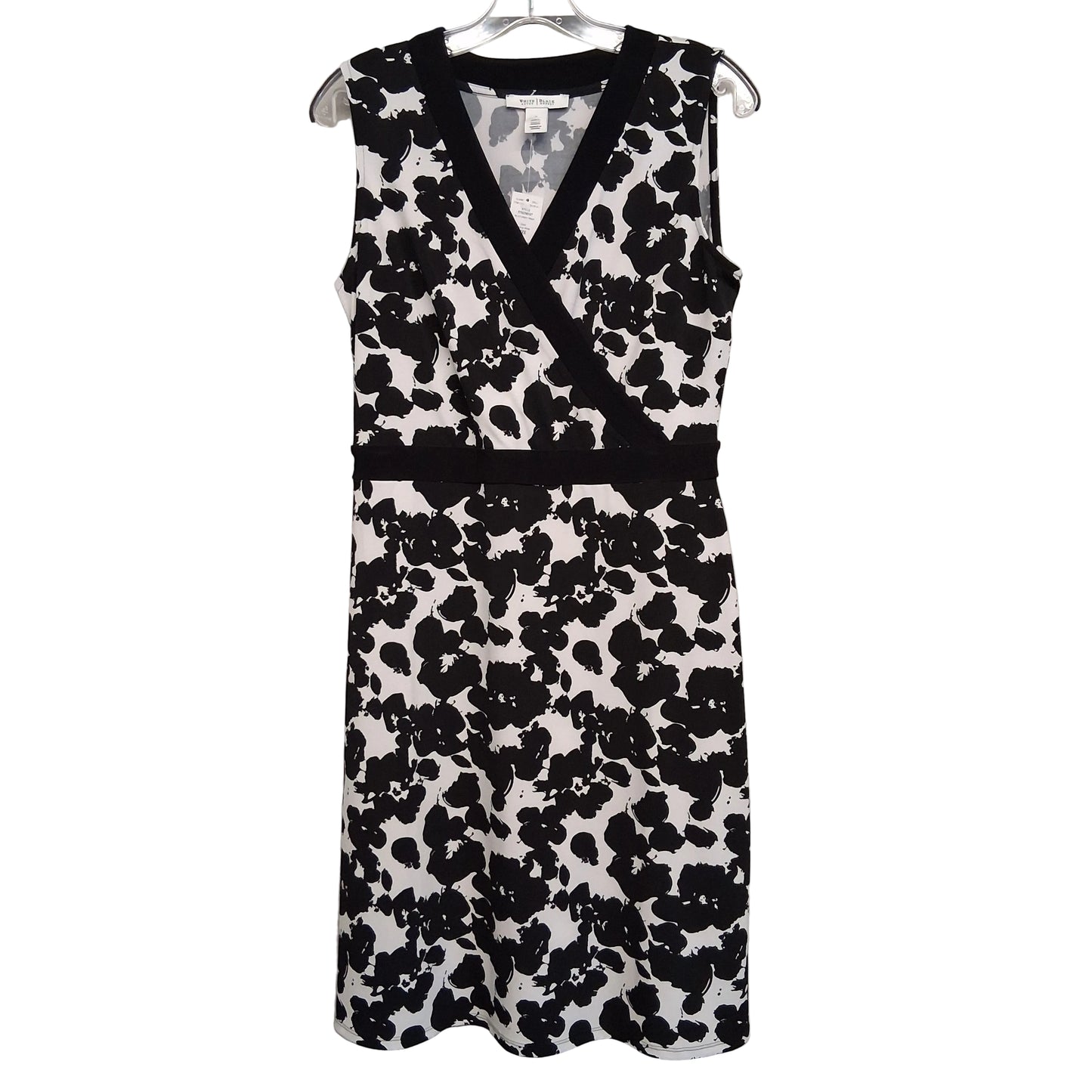Dress Casual Short By White House Black Market In Black & White, Size:S