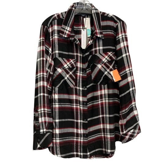 Top Ls By Sanctuary In Plaid Pattern, Size:L