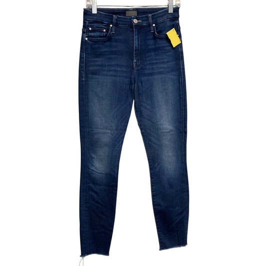 Jeans Skinny By Mother In Blue Denim, Size:4