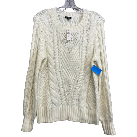 Sweater By Talbots In Cream, Size:M