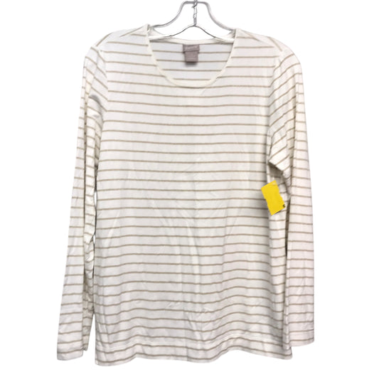 Top Ls Basic By Chicos In Striped Pattern, Size:M