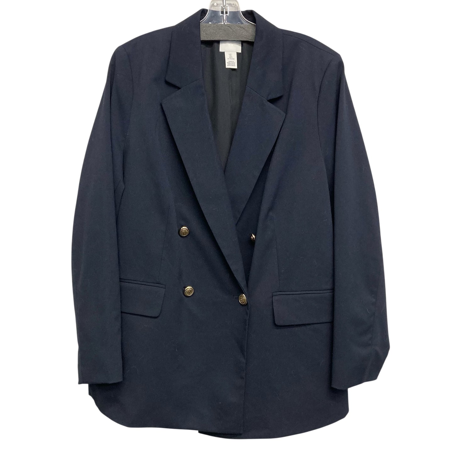 Blazer By H&M In Navy, Size:L