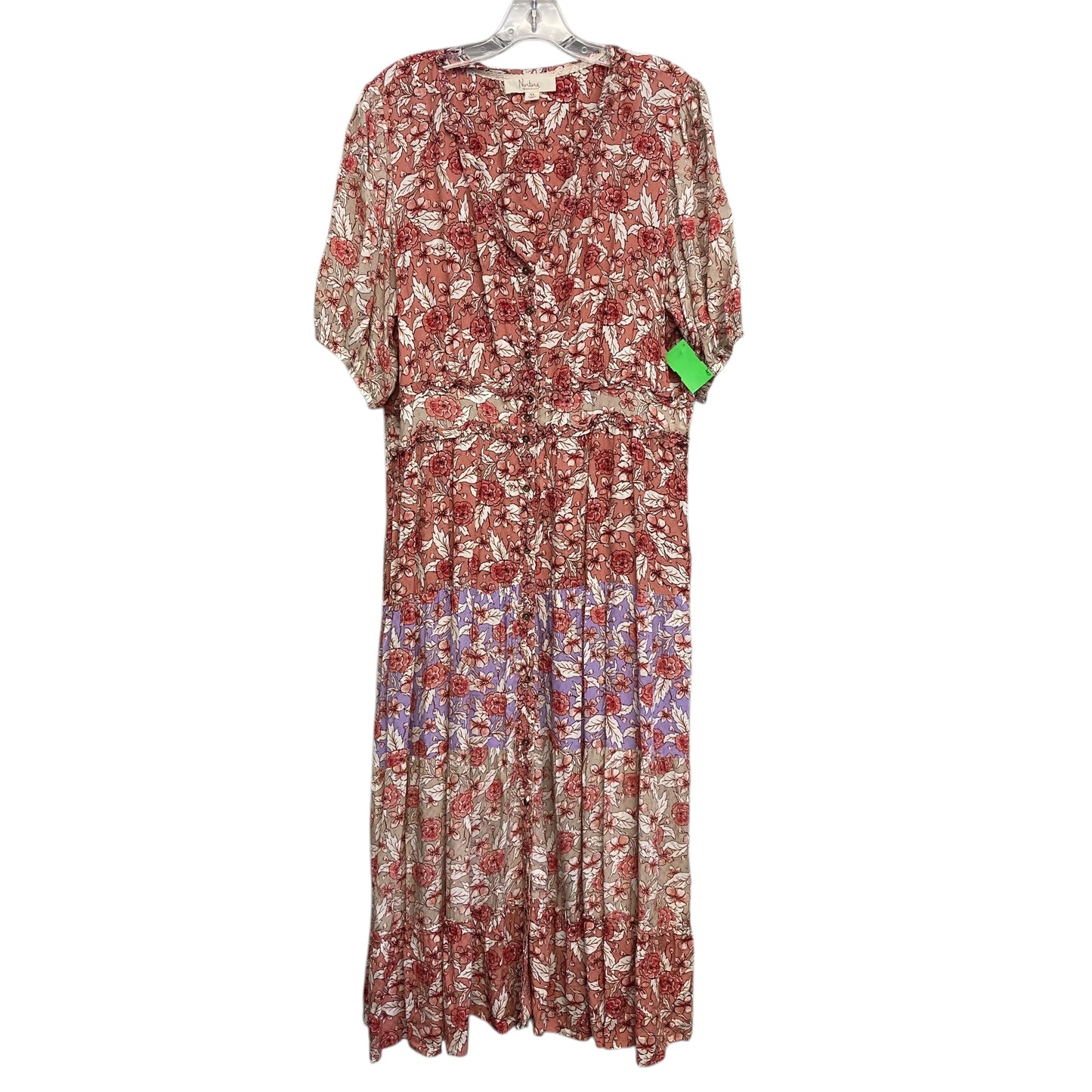 Dress Casual Maxi By Nurture In Multi, Size:Xl