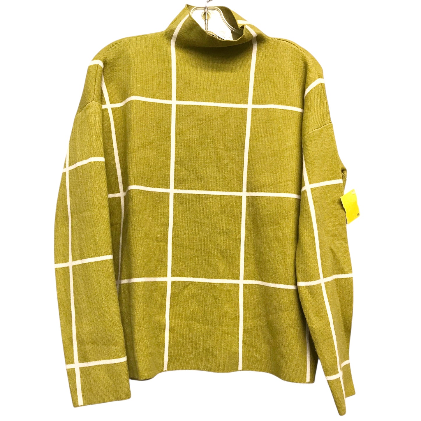 Sweater By Tahari In Plaid Pattern, Size:M