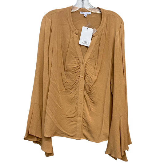 Top Ls By Dr2 In Tan, Size:L