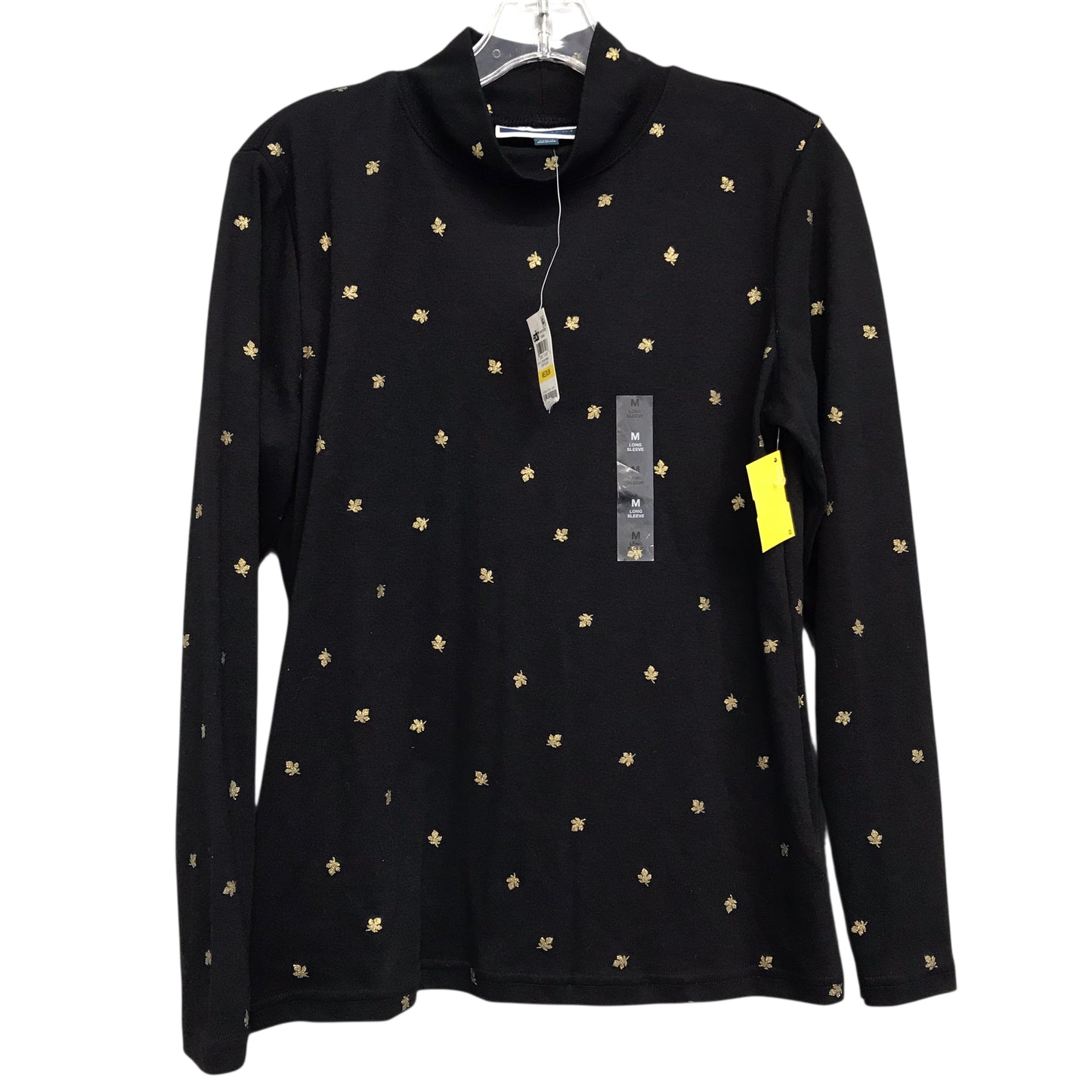 Top Ls By Karen Scott In Black, Size:M