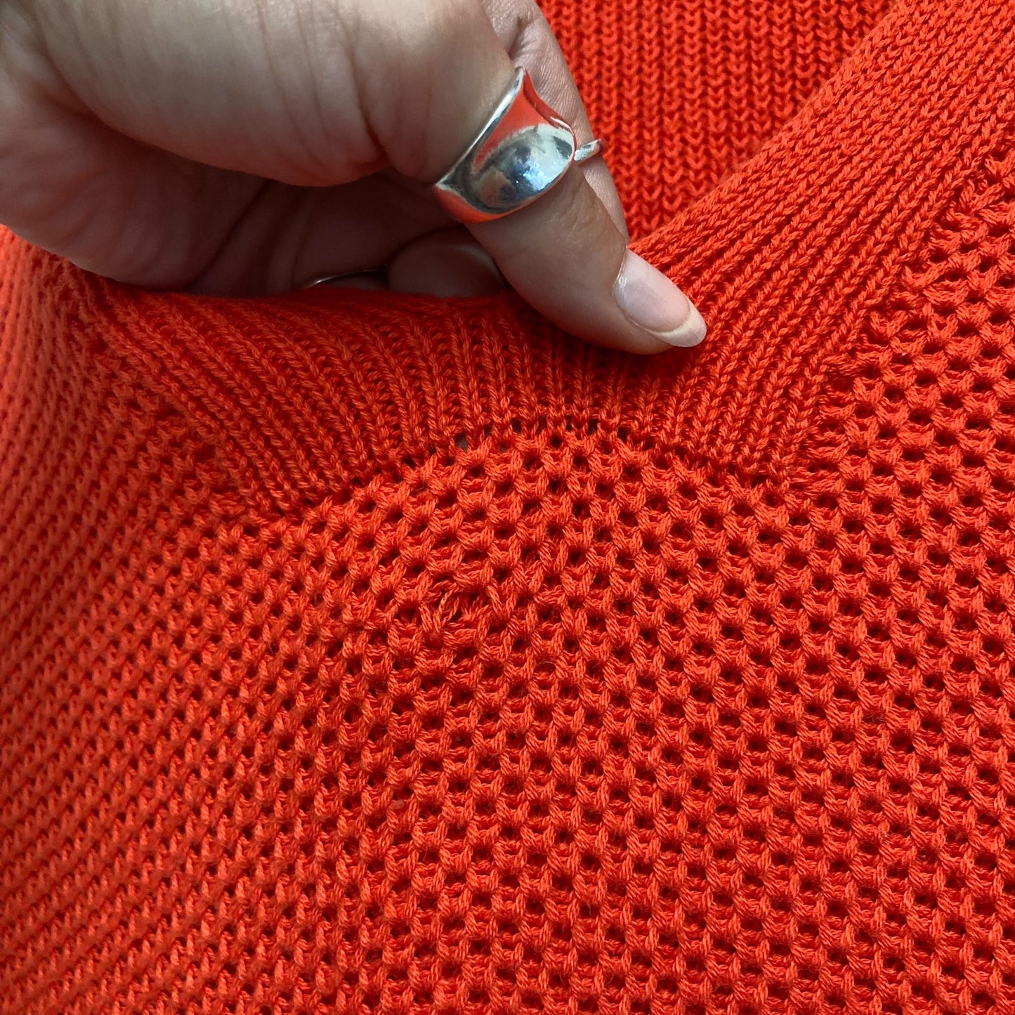 Vest Sweater By Loft In Orange, Size:Xs