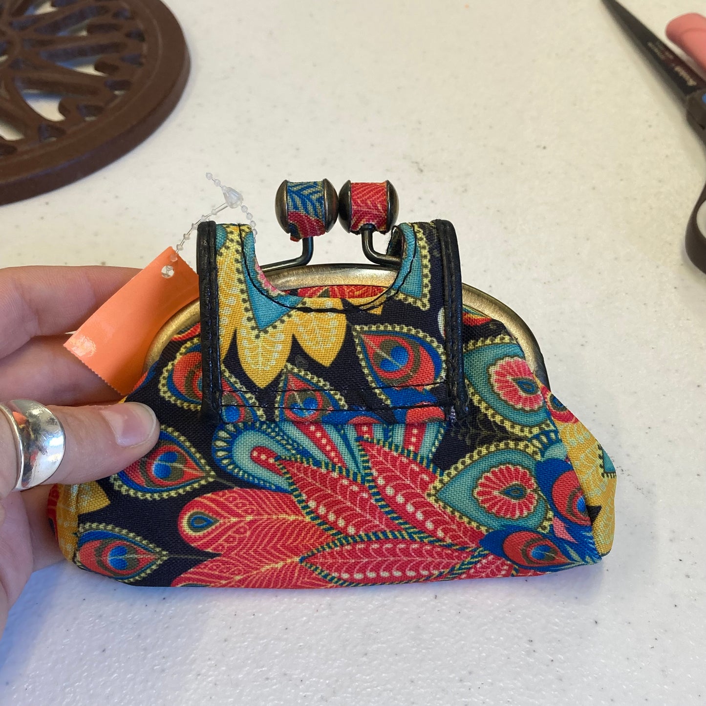 Coin Purse In Multi, Size:Small