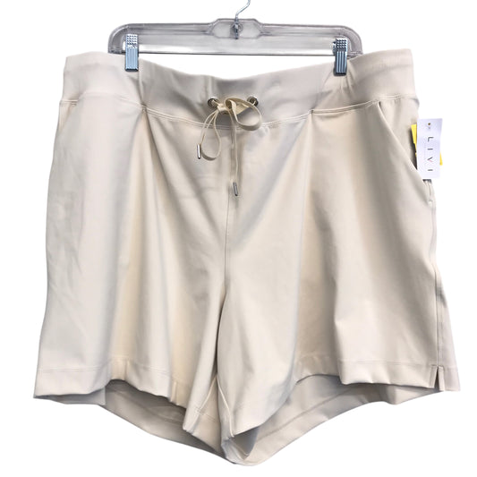 Athletic Shorts By Livi Active In Tan, Size:2X