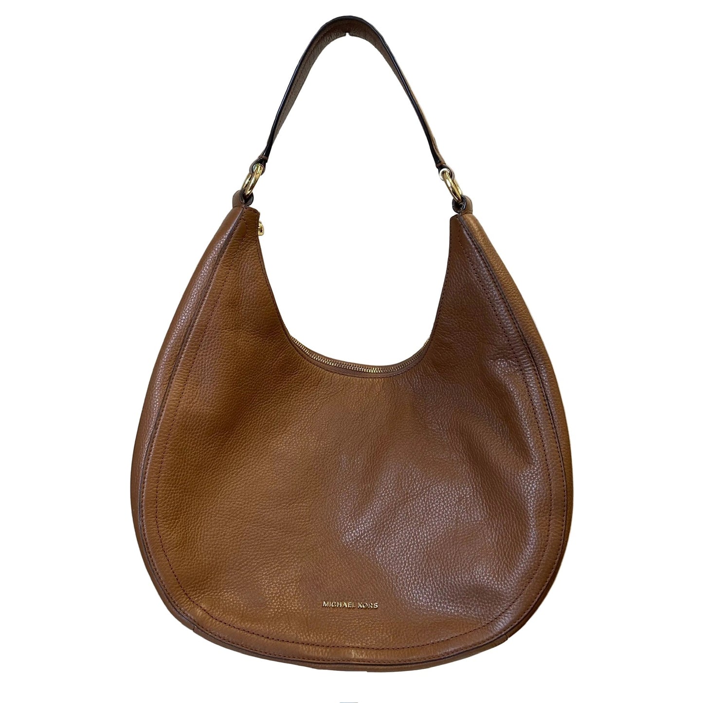 Handbag Designer By Michael Kors In Brown, Size:Large